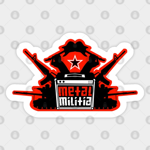 Metal Militia Logo Sticker by chilangopride